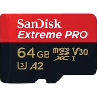SanDisk Extreme PRO 64 GB microSDXC, Speicherkarte UHS-I U3, Class 10, V30, A2