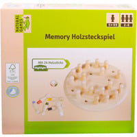 VEDES Memory Holzsteckspiel, Gedächtnisspiel holz