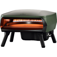 Witt Pizzaofen ETNA Rotante Piccolo 16"  dunkelgrün, für Pizzen bis ca. Ø 40cm, rotierender Pizzastein