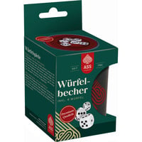 ASS Altenburger Premium Würfelbecher mit 6 Würfeln, Würfelspiel 