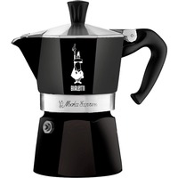 Moka Express, Espressomaschine schwarz, 1 Tasse Kapazität: 1 Tasse/0,06 Liter