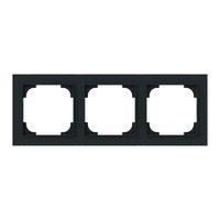 Busch-Jaeger Rahmen dreifach mit Dekorring chrom, Retail