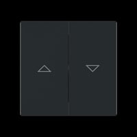 Busch-Jaeger Wippe Jalousie Pfeil auf ab schwarz, Retail