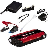 EINHELL Jump-Start Powerbank CE-JS 12/1 rot/schwarz, Starthilfe für Benziner und Diesel
