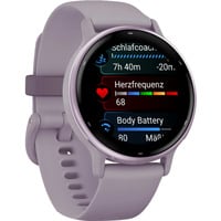 Garmin vívoactive 5, Smartwatch orchidee/orchidee metallic, 42 mm, Silikon-Armband
