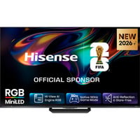 Hisense 55UR8DS RGB MiniLED, LED-Fernseher 139 cm (55 Zoll), schwarz/dunkelgrau, UltraHD/4K, Hi-View AI Engine RGB, 180Hz Panel