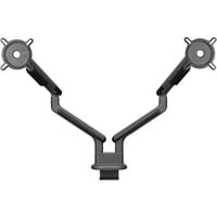 ONE FOR ALL Universal-Doppelmonitorarm DM 7210, Monitorhalterung schwarz, für 33 - 89cm (13" - 35") Monitore