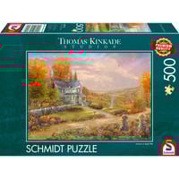 Schmidt Spiele Thomas Kinkade Studios: Herbst in Apple Hill, Puzzle 500 Teile