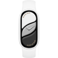 Xiaomi Smart Band 10 Ceramic Edition, Fitnesstracker weiß, Fluorkautschuk Armband in Pearl White