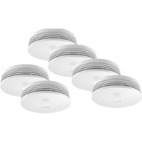 Bosch Smart Home Smart Home Rauchmelderwarnmelder II weiß, 6er Pack