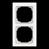 Busch-Jaeger Abdeckrahmen zwei fach weiß, Retail