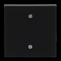 Busch-Jaeger Zentralscheibe für Zugschalter mit Schraubbefestigung, Abdeckung schwarz, Retail