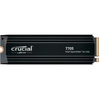 Crucial T705 2 TB, SSD schwarz, PCIe 5.0 x4, NVMe 2.0, M.2 2280, inkl. Aluminium Kühlkörper