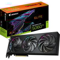GIGABYTE GeForce RTX 5060 Ti AORUS ELITE 16G, Grafikkarte DLSS 4, 3x DisplayPort, 1x HDMI 2.1