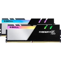 G.Skill DIMM 16 GB DDR4-3200 (2x 8 GB) Dual-Kit, Arbeitsspeicher schwarz/weiß, F4-3200C14D-16GTZN, Trident Z Neo, INTEL XMP