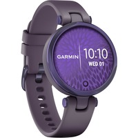 Garmin Lily Sport, Fitnesstracker violett, Violettes Silikonarmband