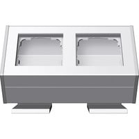 Gira Gehäuse zwei fach mit Befestigungswinkel weiß, Retail