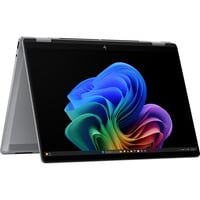HP OmniBook X Flip 14-fk0078ng, Notebook silber, AMD Ryzen AI 7 350, AMD Radeon 860M, 32 GB LPDDR5X, 1 TB (1 TB SSD), Windows 11 Home
