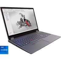 Lenovo ThinkPad P16 G2 (21FA000HGE), Notebook grau/schwarz, Windows 11 Pro 64-Bit, 40.6 cm (16 Zoll) & 165 Hz Display, 1 TB SSD