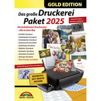 Markt+Technik Das grosse Druckerei Paket Gold Edition, Grafik, Publishing, Recording-Software Deutsch