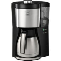 Melitta Look Therm Perfection 1025-16  , Filtermaschine schwarz/silber, 1.080 Watt, 10 Tassen