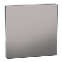 Merten Blindabdeckung Nickelmetallic System Design MEG4075-6050 grau, Retail