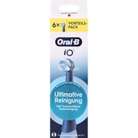 Oral-B Oral-B iO Ultimative Reinigung 6er, Aufsteckbürste schwarz, Überlegene Plaque-Entfernung