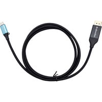 i-tec USB Adapterkabel, USB-C > DisplayPort, bi-direktional 8K/30Hz schwarz, 150cm