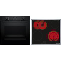 Bosch HBD631CS63 Serie 6, Backofen-Set schwarz, 60 cm