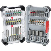 Bosch Professional Schrauberbit-Set Extra Hard, 43-teilig, Bit-Satz grau/schwarz