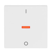 Busch-Jaeger Kontrollwippe mit Aufdruck Ein Aus weiß (matt), Retail