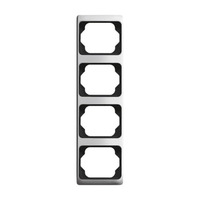 Busch-Jaeger Rahmen vierfach senkrecht alpha 1734 KA-266 titan, Retail