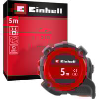 EINHELL Bandmaß, 5 Meter schwarz/rot
