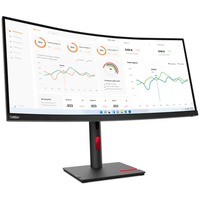 Lenovo ThinkVision T34w-30, LED-Monitor 86 cm (34 Zoll), schwarz, WQHD, VA, Curved, HDMI