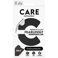PanzerGlass Fearlessly Fashionable Case, Handyhülle schwarz, Samsung Galaxy S25+, QI-kompatibel