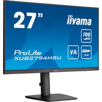 iiyama ProLite XUB2794HSU-B6, LED-Monitor 69 cm (27 Zoll), schwarz (matt), FullHD, AMD Free-Sync, VA, 100Hz Panel