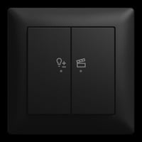 0 LED-Dimmer Einsatz flex 1-fach 62851 UJ-915-WL schwarz, Retail