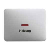 0 Wippe mit Aufdruck Heizung Notschalter 1789 H-266 titan, Retail