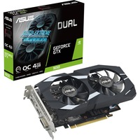 ASUS GeForce GTX 1650  DUAL EVO OC, Grafikkarte schwarz, 1x HDMI, 1x DisplayPort, 1x DVI-D