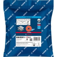 Bosch Professional Expert R782 Prisma Ceramic Fiberschleifscheibe, Ø 180mm, K80 25 Stück, Bohrung 22,23mm