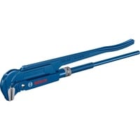 Bosch Professional Sanitär-Eckrohrzange 90° Professional 420mm, Rohr- / Wasserpumpen-Zange blau, Greifbackenposition 90°