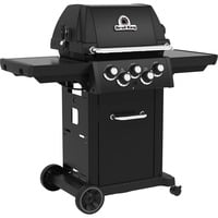Broil King Gasgrill Royal 390 Shadow schwarz, mit Seiten- und Heckbrenner