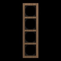 Busch-Jaeger Abdeckrahmen vierfach holz, Retail