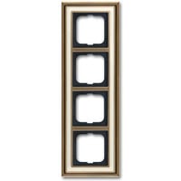 Busch-Jaeger Rahmen vierfach weiß, Retail