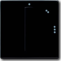 Busch-Jaeger Zentralscheibe für Dreistufen-Drehschalter, Abdeckung anthrazit, Retail