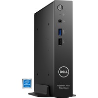 Dell OptiPlex 3000 Thin Client (HR6JT), Mini-PC schwarz, Wyse ThinOS