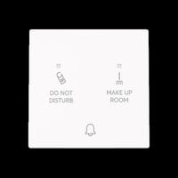 0 Klingeltaster Do Not Disturb Make Up Room Flureinheit 24 Volt weiß, Retail