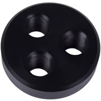 Alphacool Cape Coolplex Boden POM 3 Bar, Abdeckung schwarz