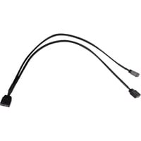Alphacool Y-Kabelsplitter aRGB 3-Pin auf 2x 3-Pin, 30cm schwarz, inkl. Steckverbinder
