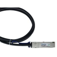 BlueOptics BlueLAN Direct Attach Kabel kompatibel zu Huawei QSFP28-100G-CU1M schwarz, 1 Meter